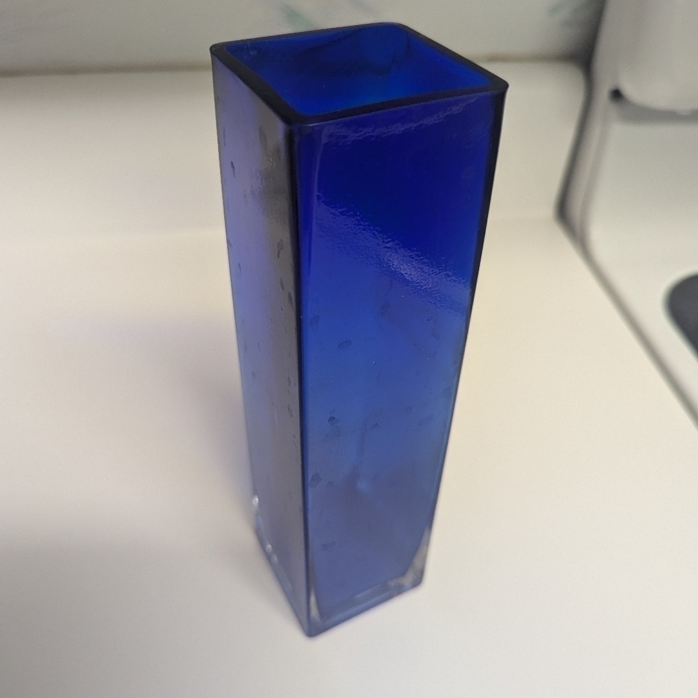 Cobalt Classic square Vase